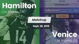 Matchup: Hamilton vs. Venice  2018