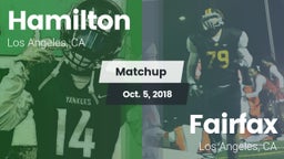 Matchup: Hamilton vs. Fairfax 2018