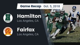 Recap: Hamilton  vs. Fairfax 2018