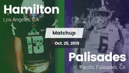 Matchup: Hamilton vs. Palisades  2019
