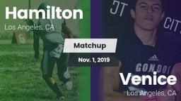 Matchup: Hamilton vs. Venice  2019