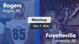 Matchup: Rogers  vs. Fayetteville  2016