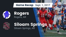 Recap: Rogers  vs. Siloam Springs  2017