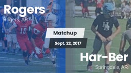 Matchup: Rogers  vs. Har-Ber  2017