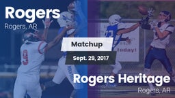 Matchup: Rogers  vs. Rogers Heritage  2017