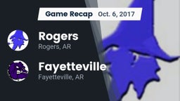 Recap: Rogers  vs. Fayetteville  2017