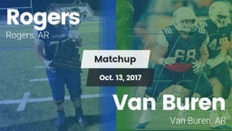 Matchup: Rogers  vs. Van Buren  2017