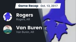 Recap: Rogers  vs. Van Buren  2017