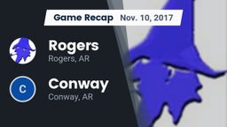 Recap: Rogers  vs. Conway  2017