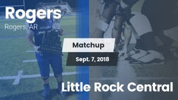 Matchup: Rogers  vs. Little Rock Central 2018
