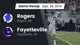 Recap: Rogers  vs. Fayetteville  2018