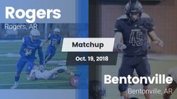 Matchup: Rogers  vs. Bentonville  2018