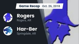Recap: Rogers  vs. Har-Ber  2018