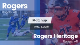 Matchup: Rogers  vs. Rogers Heritage  2018