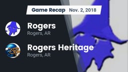 Recap: Rogers  vs. Rogers Heritage  2018
