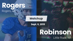 Matchup: Rogers  vs. Robinson  2019