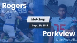 Matchup: Rogers  vs. Parkview  2019