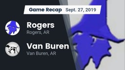 Recap: Rogers  vs. Van Buren  2019