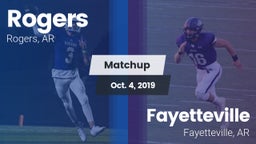 Matchup: Rogers  vs. Fayetteville  2019