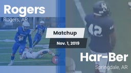 Matchup: Rogers  vs. Har-Ber  2019