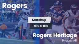 Matchup: Rogers  vs. Rogers Heritage  2019