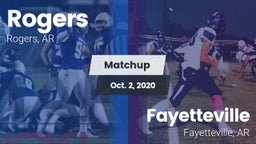 Matchup: Rogers  vs. Fayetteville  2020