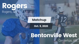 Matchup: Rogers  vs. Bentonville West  2020