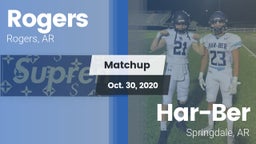 Matchup: Rogers  vs. Har-Ber  2020