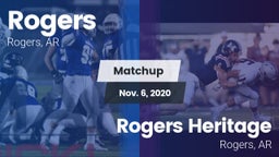Matchup: Rogers  vs. Rogers Heritage  2020