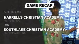 Recap: Harrells Christian Academy  vs. SouthLake Christian Academy 2016