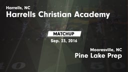 Matchup: Harrells Christian A vs. Pine Lake Prep  2016