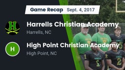 Recap: Harrells Christian Academy  vs. High Point Christian Academy  2017