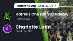 Recap: Harrells Christian Academy  vs. Charlotte Latin  2017