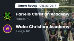 Recap: Harrells Christian Academy  vs. Wake Christian Academy  2017