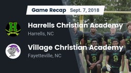 Recap: Harrells Christian Academy  vs. Village Christian Academy  2018