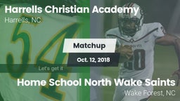 Matchup: Harrells Christian A vs. Home School North Wake Saints 2018