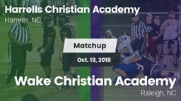 Matchup: Harrells Christian A vs. Wake Christian Academy  2018