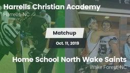 Matchup: Harrells Christian A vs. Home School North Wake Saints 2019