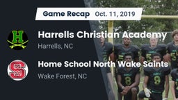Recap: Harrells Christian Academy  vs. Home School North Wake Saints 2019