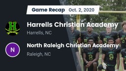 Recap: Harrells Christian Academy  vs. North Raleigh Christian Academy  2020