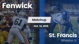 Matchup: Fenwick vs. St. Francis  2016