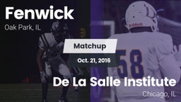 Matchup: Fenwick vs. De La Salle Institute 2016