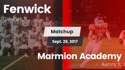 Matchup: Fenwick vs. Marmion Academy  2017