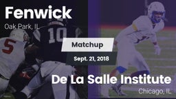 Matchup: Fenwick vs. De La Salle Institute 2018