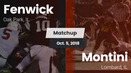 Matchup: Fenwick vs. Montini  2018