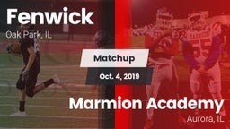 Matchup: Fenwick vs. Marmion Academy  2019