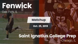 Matchup: Fenwick vs. Saint Ignatius College Prep 2019