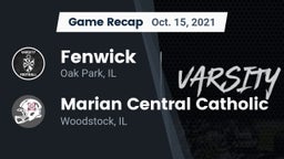 Recap: Fenwick  vs. Marian Central Catholic  2021