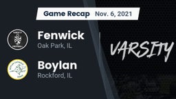 Recap: Fenwick  vs. Boylan  2021