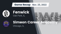 Recap: Fenwick  vs. Simeon Career Academy  2022